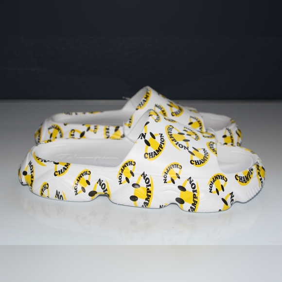 ✨🆕✨ Champion Meloso Squish Smile Men's Slides - Picture 2 of 7